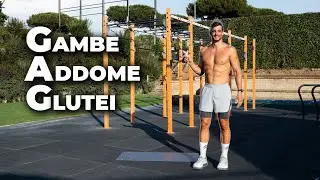 Allenamento GAG - Tonifica Gambe, Addominali e Glutei in 20 Minuti a Casa | Emanuele Mauti