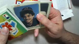 ripping retro baseball cards,  1983 donruss and fleer