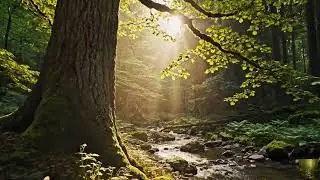 1 Hour Forest Dawn Healing Music for Stress Relief and Positive Energy Flow