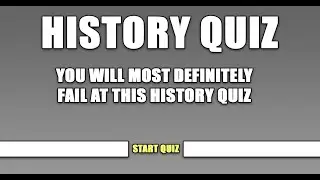 History Quiz