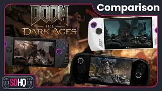 DOOM: The Dark Ages Handheld Performance Comparison - ROG Ally / ROG Ally X / AYANEO 3