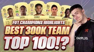 TOP 100 ON FUT CHAMPIONS w/ THE BEST 300K TEAM!? FIFA 21 PRO PLAYER SQUAD BUILDER 🔥⚽