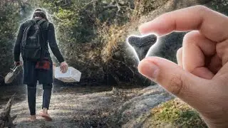 Shark Tooth & CRYSTAL Hunting the Alafia River, FL
