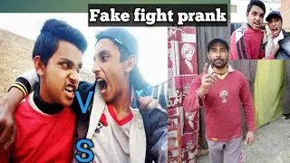 Fake fight prank on chachu.Gone wrong😟