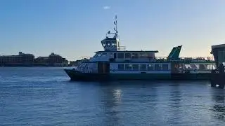 Gosport Ferry ⛴️ leaving Gosport Terminal to Portsmouth Hard Interchange The 3rd of January 2026