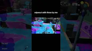 wipeout with three by me #splatoon #shorts
