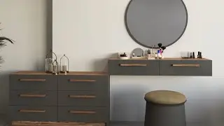 How to make makeup table for a house 🏡🏡💄