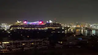 Disney Destiny Arrives in Fort Lauderdale &mdash; 30-Second Time-Lapse!