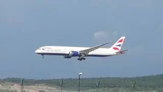 British Airways' B787-9 G-ZBKL arriving in Kuala Lumpur