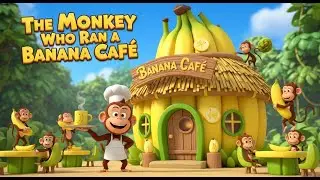 The Monkey Who Ran a Banana Caf&eacute; 🍌 | Magical Jungle Food Adventure for Kids