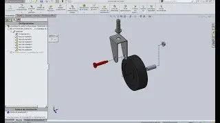 Vista explosionada animada en Solidworks