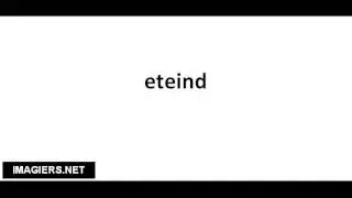 Richtig Aussprechen # eteind