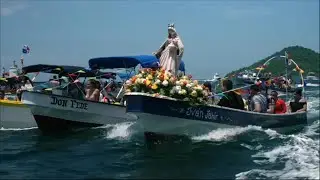 Panameños celebraron con procesión acuática fiesta de Virgen del Carmen | AFP