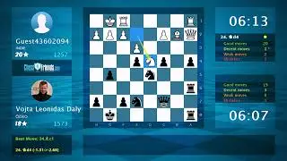 Chess Game Analysis: Guest43602094 - Vojta Leonidas Daly : 0-1 (By ChessFriends.com)