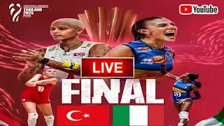 🔴LIVE: TURKEY 🇹🇷 vs ITALY 🇮🇹 | FINALS | FIVB VOLLEYBALL WOMENS WORLD CHAMPIONSHIP 2025