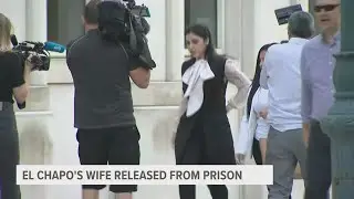 Drug lord El Chapo's wife released from prison