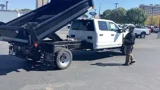 2023 F-450 Paired With An 11ft Steel Crysteel E-Tipper Dump Body