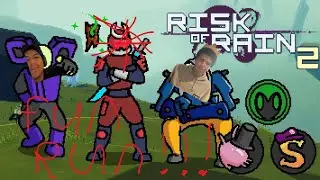 RISK OF RAIN 2!!!!! with the one and only 100% frank