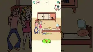 Dop fun (Delete Love story) Level 2-Walkthrough solutions-All level #game #viralshorts #shorts