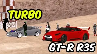 Usamos Un Honda Turbo Y Un GTR R35 Modificado Para Correr En El Desierto GTA RP 
