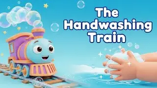 Fun Kids Learn Handwashing Song for Toddlers 🚂 | The Handwashing Train