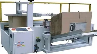 Carton opening sealing machine fully automatic integrated line packaging m&aacute;quinas de sellado cart&oacute;n