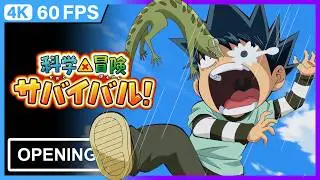 Kagaku x Bouken Survival! Opening | 4K | 60FPS | Creditless |