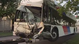 METRO bus driver crashes into business after medical episode