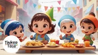 Snack Time Fun | Healthy Eating Song for Toddlers | Kids Cartoon Nursery Rhyme | Tiny Tunes Time 