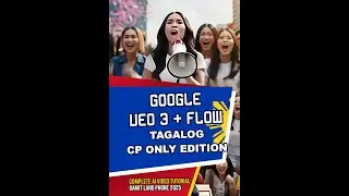 Google Veo 3 + Flow Tagalog Full Tutorial Using Cellphone Only