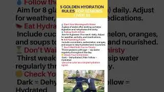 5 Smart Hydration Habits for Seniors Over 60 &ndash; Stay Energized & Healthy!