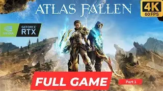 Let's Play Atlas Fallen: First Impressions and Gameplay 4K 60FPS No Commentary