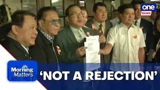 Adiong: Impeachment complaints against Marcos were not rejected but handled according to rules