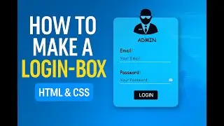 Build a Modern Login Form in HTML/CSS – Beginner Friendly
