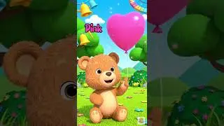Learn🧸🩷Pink Color with BooBoo | Fun Kids Rhyme#pinkcolour #LearnColors#KidsShorts#ytshorts#babysongs