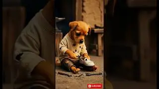 Poor Puppy Finds a Broken Slipper 🩴 | Heart-Touching Story of Kindness & Hope