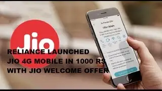 Jio 1000rs 4G smartphone launched