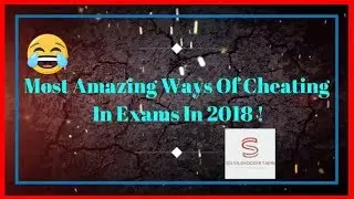 Most Amazing Ways Of Cheating In Exams In 2018 !!! //Selva Shocker Tamil\\