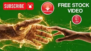Magic Energy Transfer Effect | Glowing Hands Power VFX Green Screen