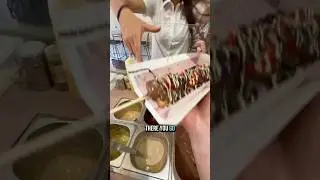 She couldn&rsquo;t grab that fast enough 😵 #wafflewands #waffleshop #wafflesonastick