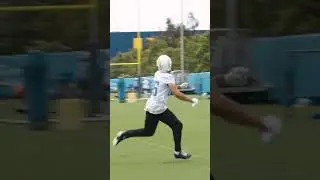 Justin Herbert Showing Off In OTAs