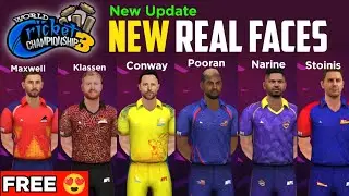 🔥100+ WCC3 new Real Faces update Released | WCC3 NEW UPDATE | PART 1