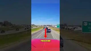 Impatient Driver Gets Instant Karma #dashcam #truck #driving