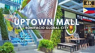 Sunday Afternoon at UPTOWN MALL in BGC [4K Walking Tour] Philippines  - August 2024 Update