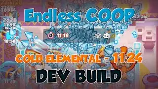 New ENDLESS COOP Gameplay - COLD ELEMENTAL 11:24 mins | DEV BUILD Rush Royale