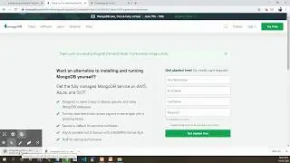 Installation of MongoDB