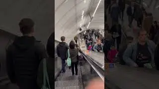 London Underground Escalator 🚇 | Experience the Tube Ride #shorts