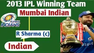 IPL 2013 Winning Side Mumbai Indian | IPL 2013 Winning Moment