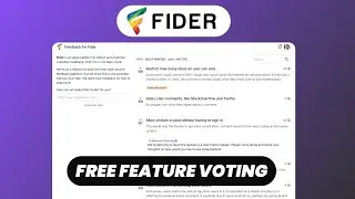 Fider: Free Open Source Feature Voting Tool