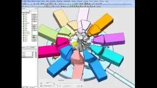 Cimatron E11 Motion Analysis Turbine Mould